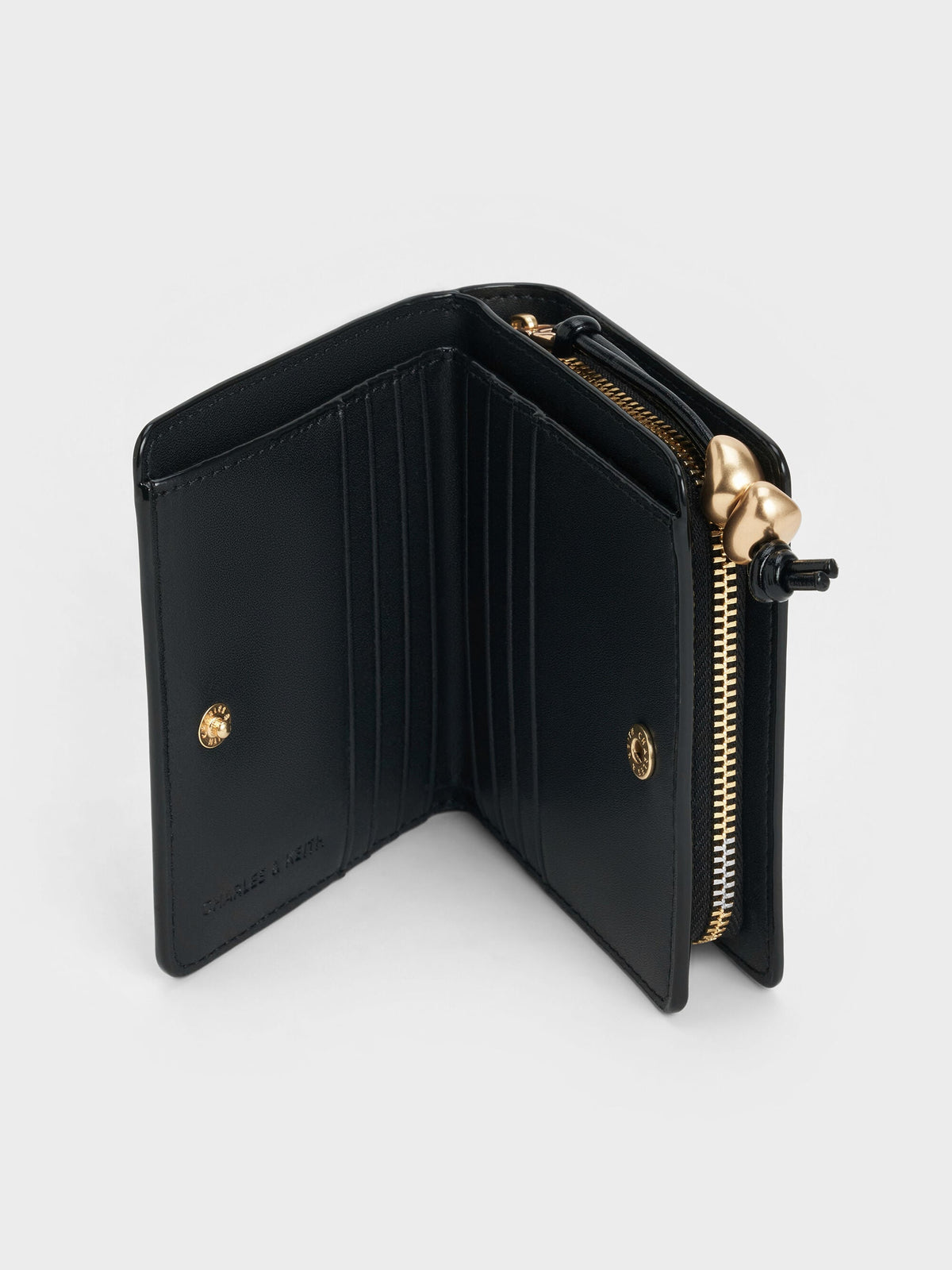 CHARLES & KEITH Special Offer / Augustine Zip-Around Small Wallet - Black