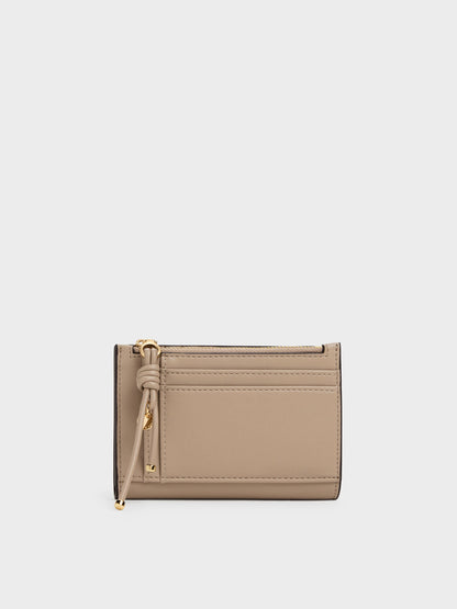 CHARLES & KEITH Great Value / Everleigh Wallet - Taupe