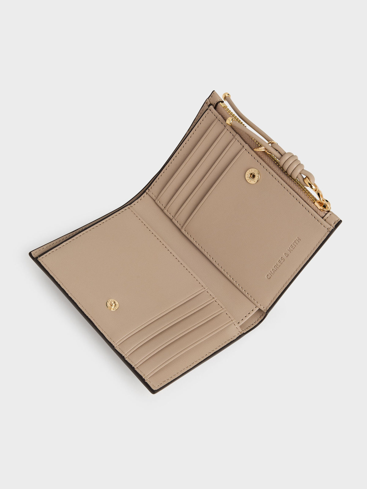 CHARLES & KEITH Great Value / Everleigh Wallet - Taupe