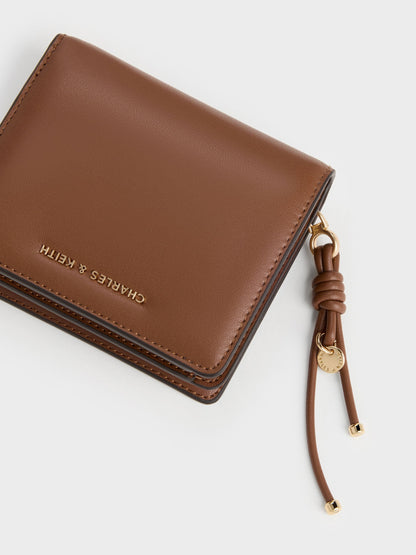 CHARLES & KEITH Sale / Everleigh Zip-Around Small Wallet - Chocolate