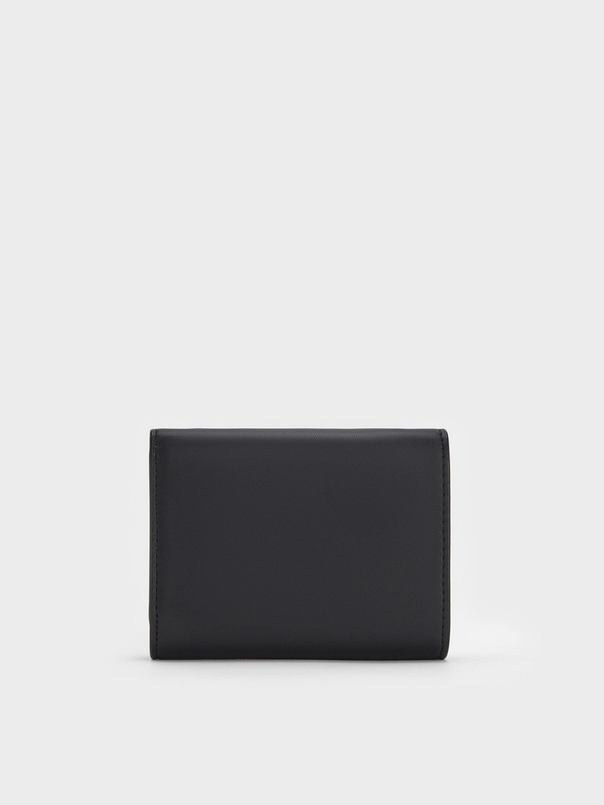 CHARLES & KEITH Best Price / Edna Turn-Lock Knotted-Strap Wallet - Black