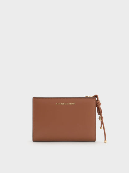 CHARLES & KEITH Classic / Everleigh Wallet - Chocolate