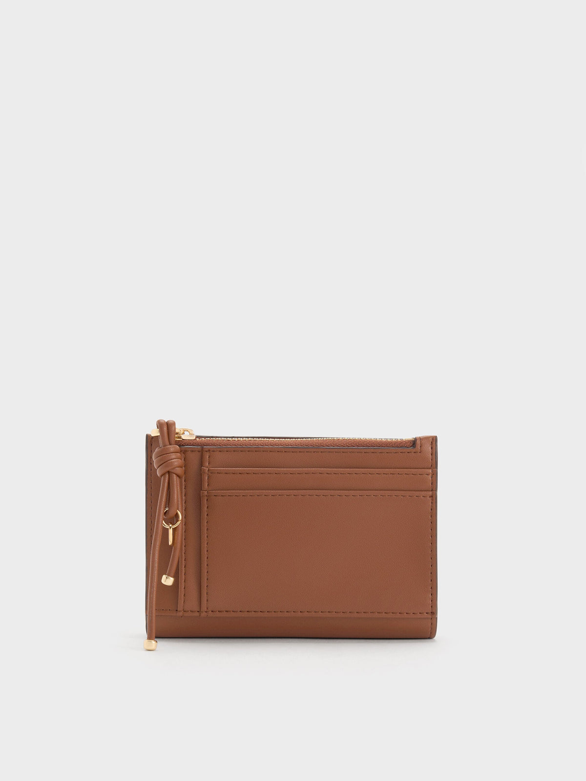 CHARLES & KEITH Classic / Everleigh Wallet - Chocolate
