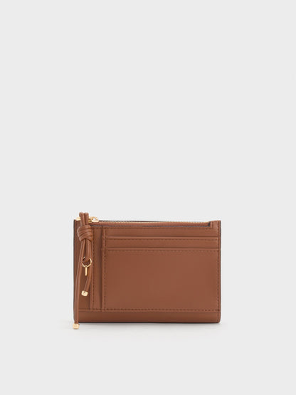 CHARLES & KEITH Classic / Everleigh Wallet - Chocolate