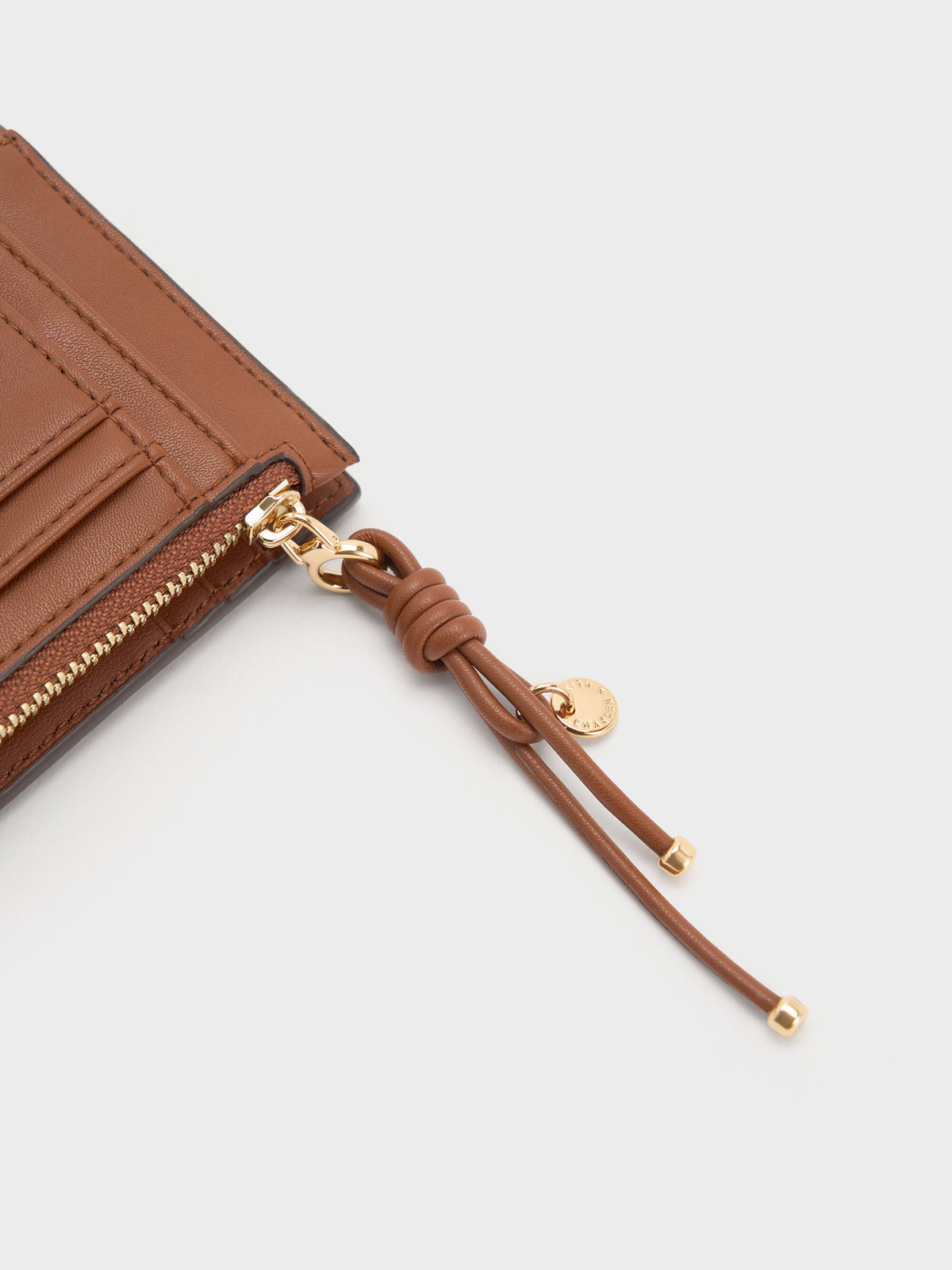 CHARLES & KEITH Classic / Everleigh Wallet - Chocolate