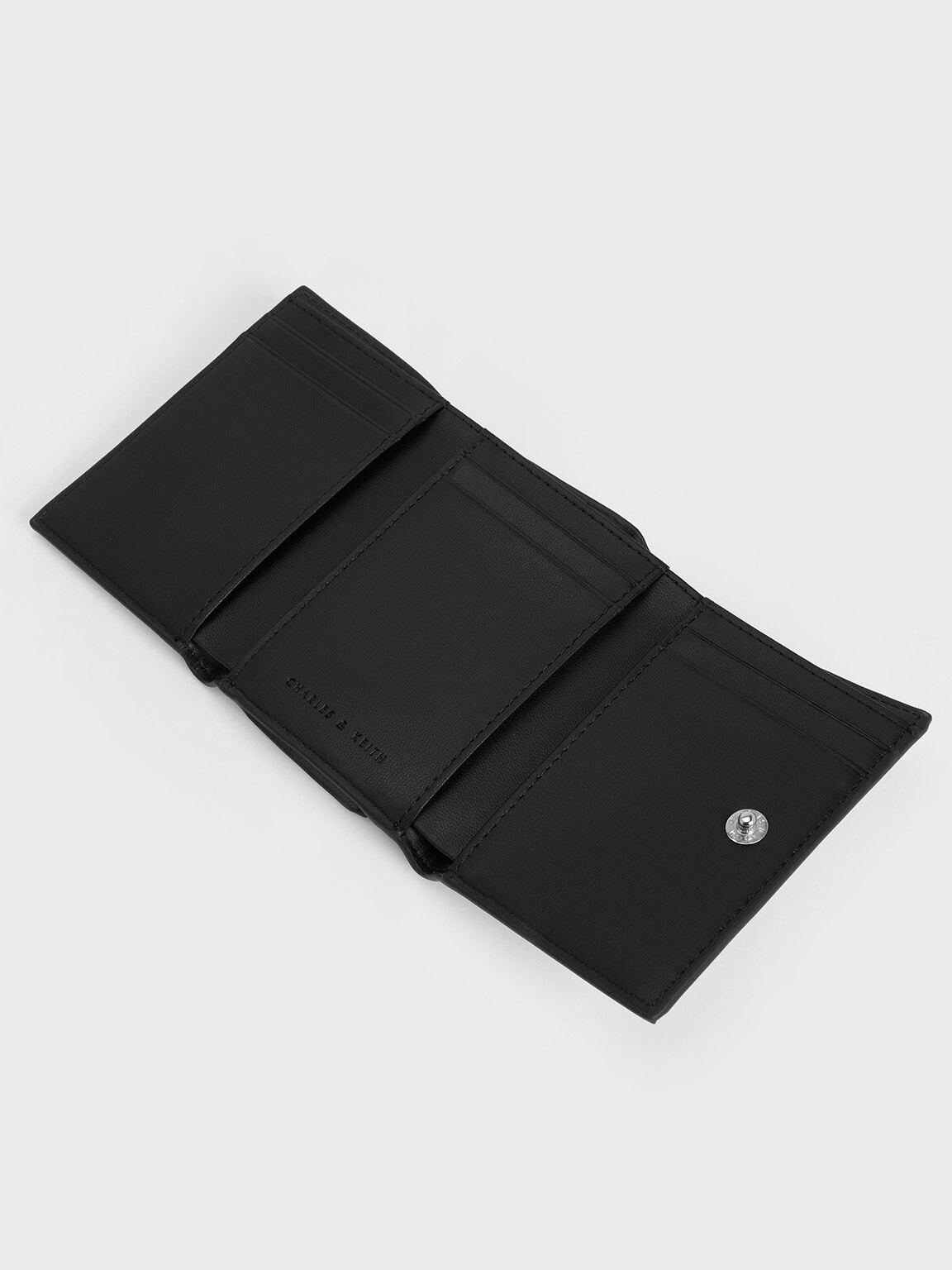 CHARLES & KEITH Signature / Nasrin Geometric Wallet - Noir