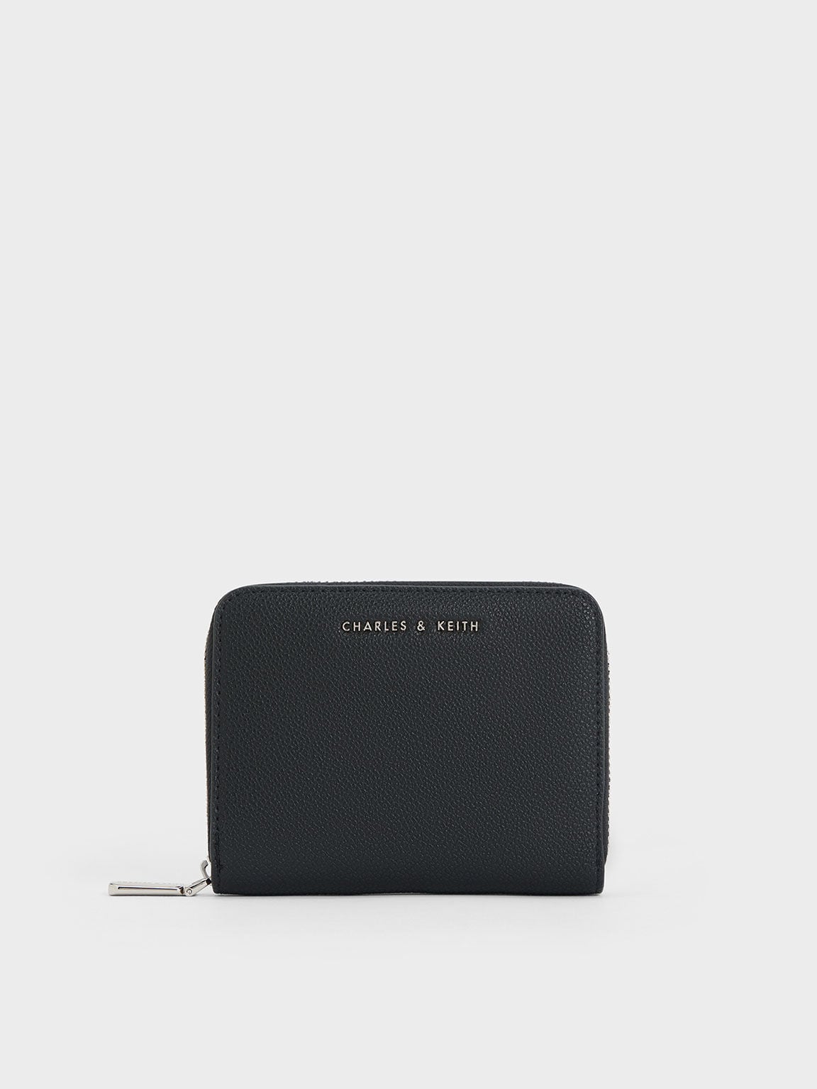 CHARLES & KEITH Premium / Basic Square Wallet - Black
