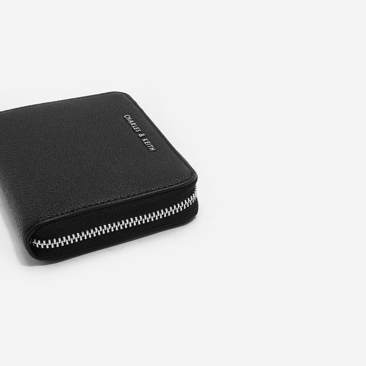CHARLES & KEITH Premium / Basic Square Wallet - Black