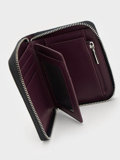 CHARLES & KEITH Premium / Basic Square Wallet - Black