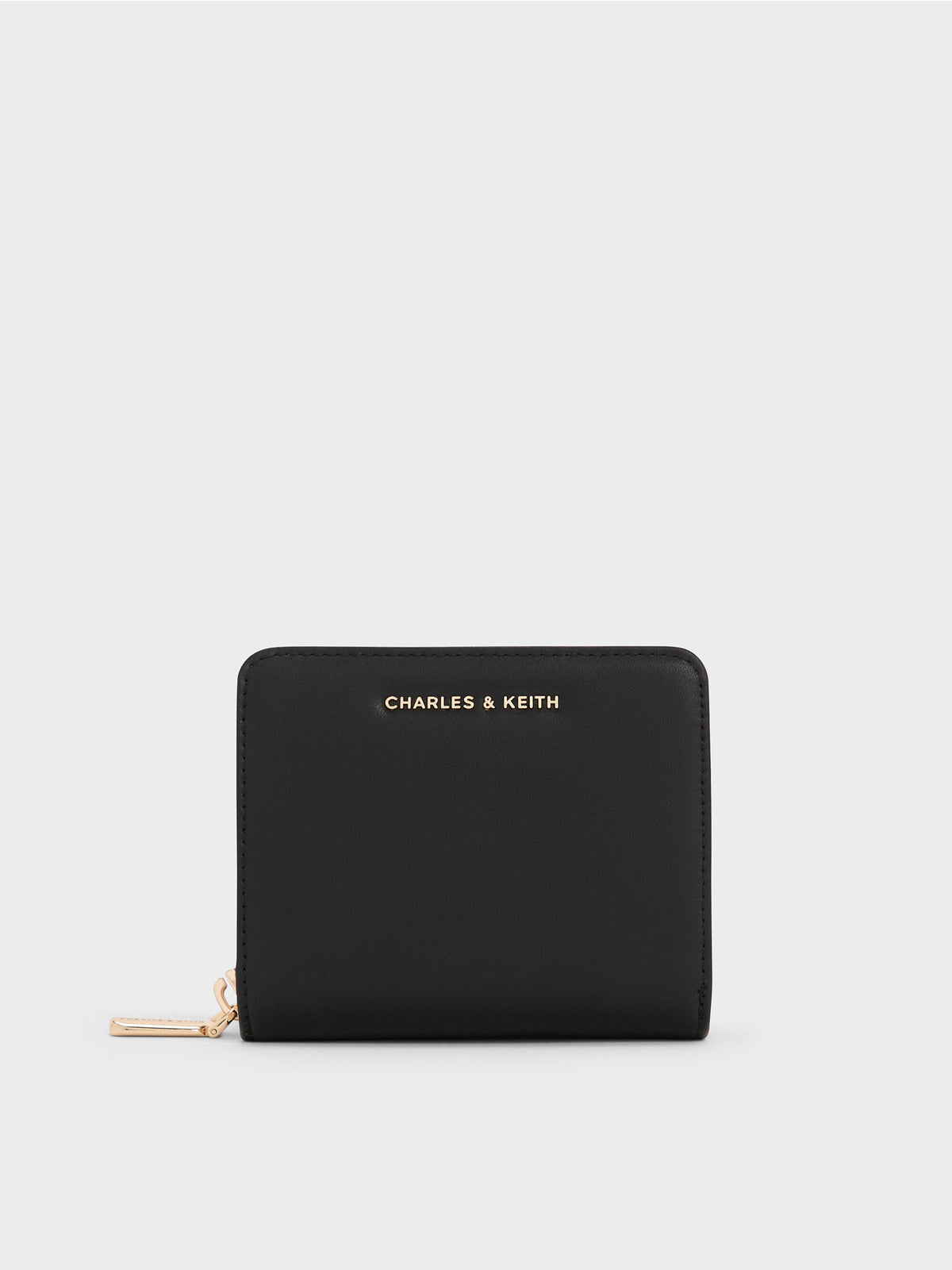 CHARLES & KEITH Featured / Finley Zip-Around Small Wallet - Black