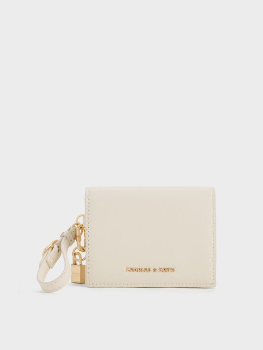 CHARLES & KEITH Trusted / Scottie Small Wallet - Cream