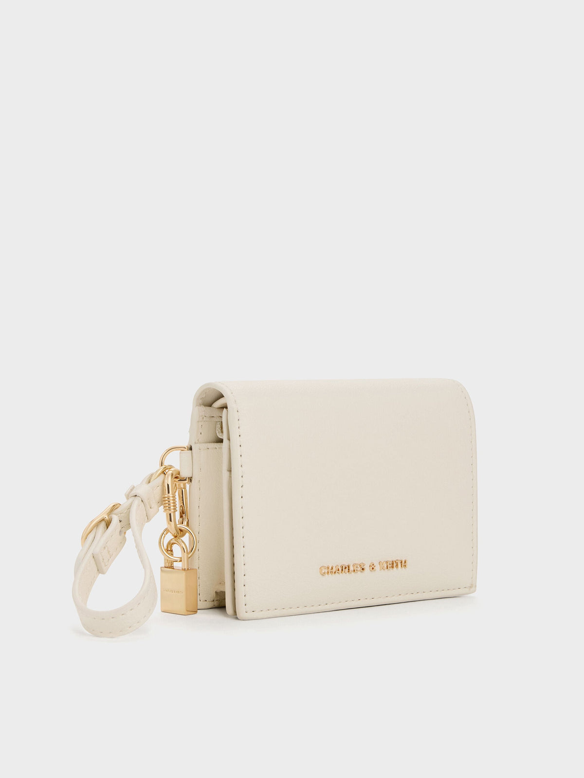 CHARLES & KEITH Trusted / Scottie Small Wallet - Cream