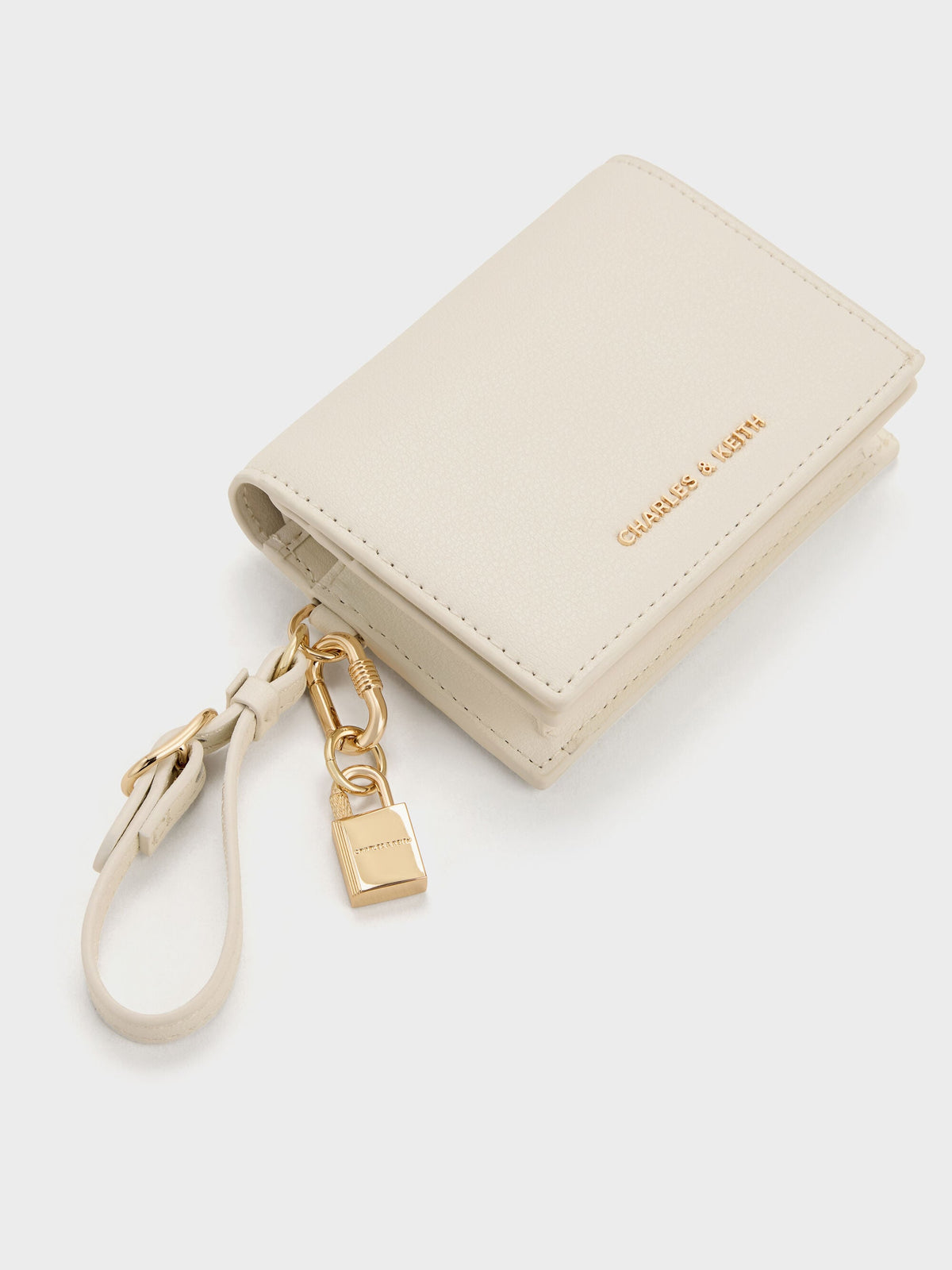 CHARLES & KEITH Trusted / Scottie Small Wallet - Cream