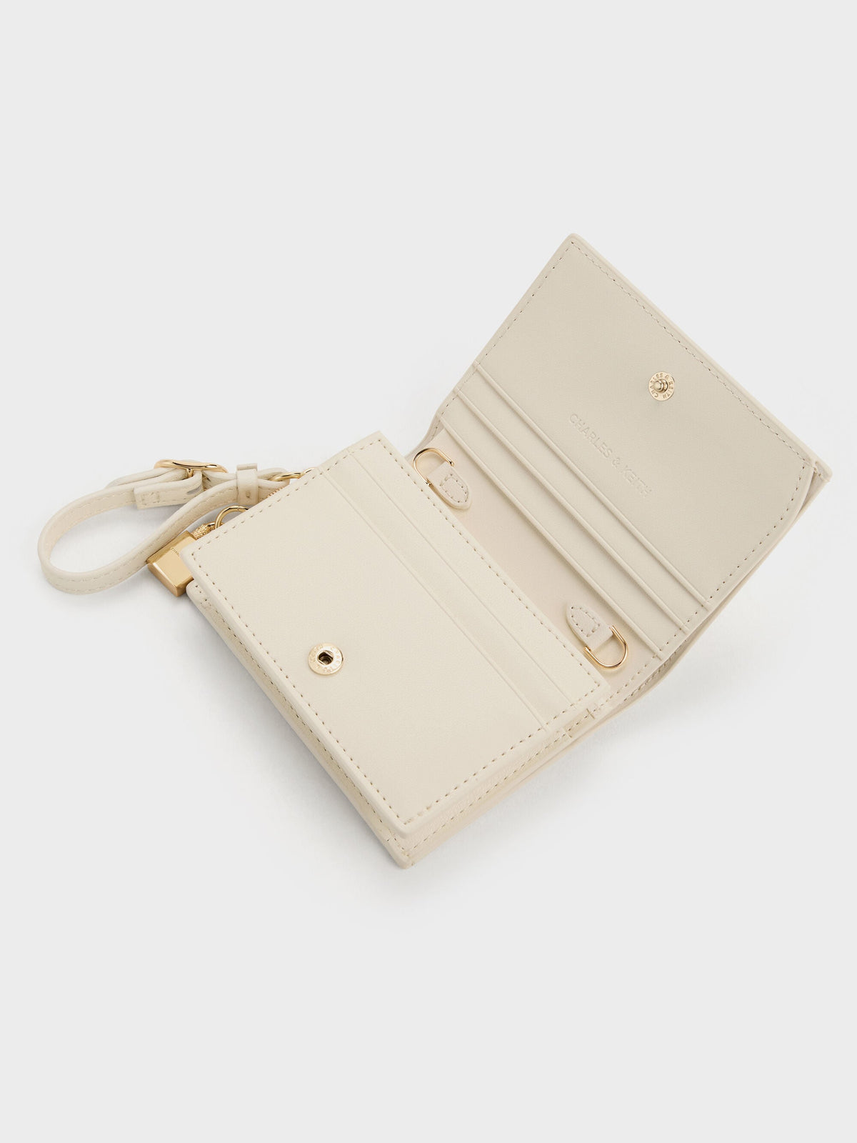 CHARLES & KEITH Trusted / Scottie Small Wallet - Cream