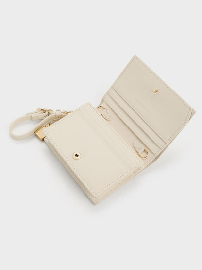 CHARLES & KEITH Trusted / Scottie Small Wallet - Cream