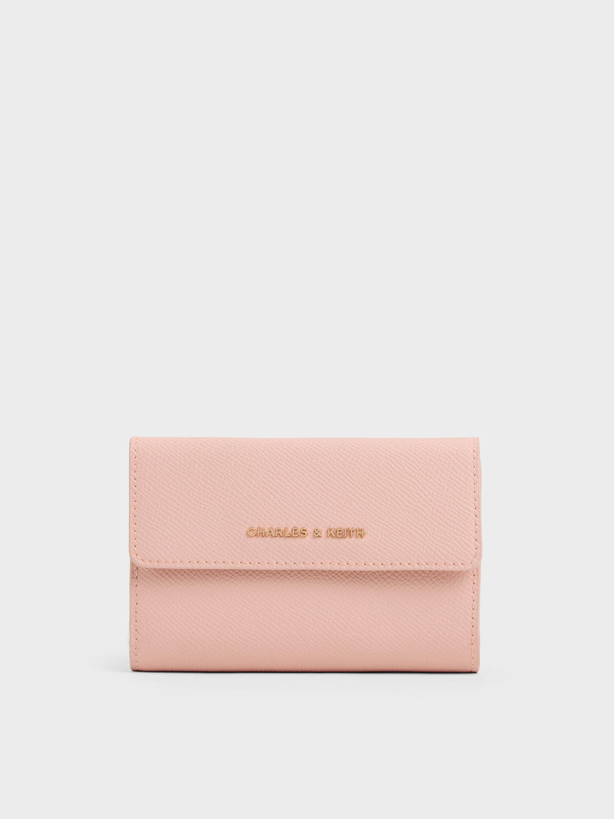 CHARLES & KEITH Everyday / Tricha Turn-Lock Wallet - Pink