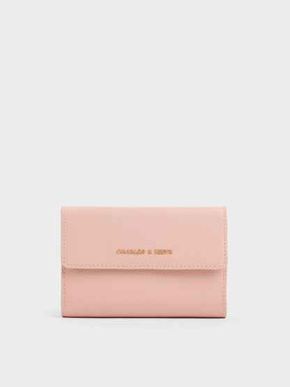 CHARLES & KEITH Everyday / Tricha Turn-Lock Wallet - Pink