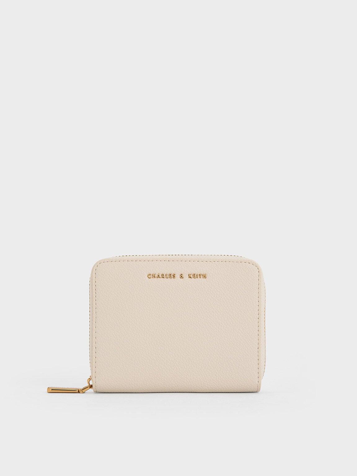 CHARLES & KEITH Everyday / Basic Square Wallet - Ivory