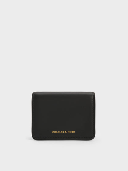 CHARLES & KEITH Great Value / Lyla Knotted-Strap Wallet - Black