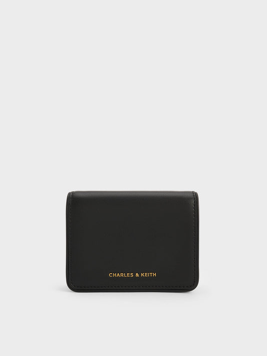 CHARLES & KEITH Great Value / Lyla Knotted-Strap Wallet - Black