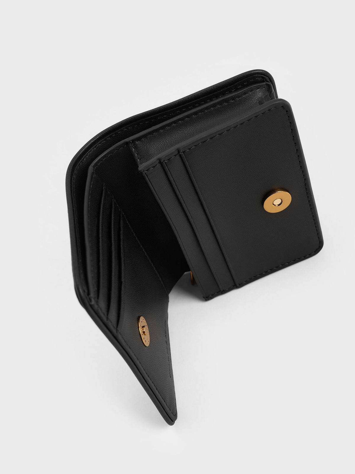CHARLES & KEITH Great Value / Lyla Knotted-Strap Wallet - Black