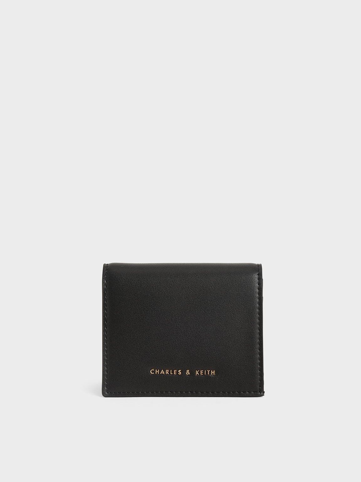 CHARLES & KEITH Latest / Daisy Bi-Fold Small Wallet - Black