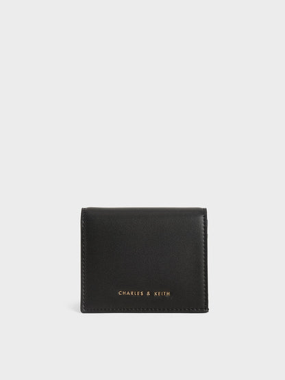 CHARLES & KEITH Latest / Daisy Bi-Fold Small Wallet - Black