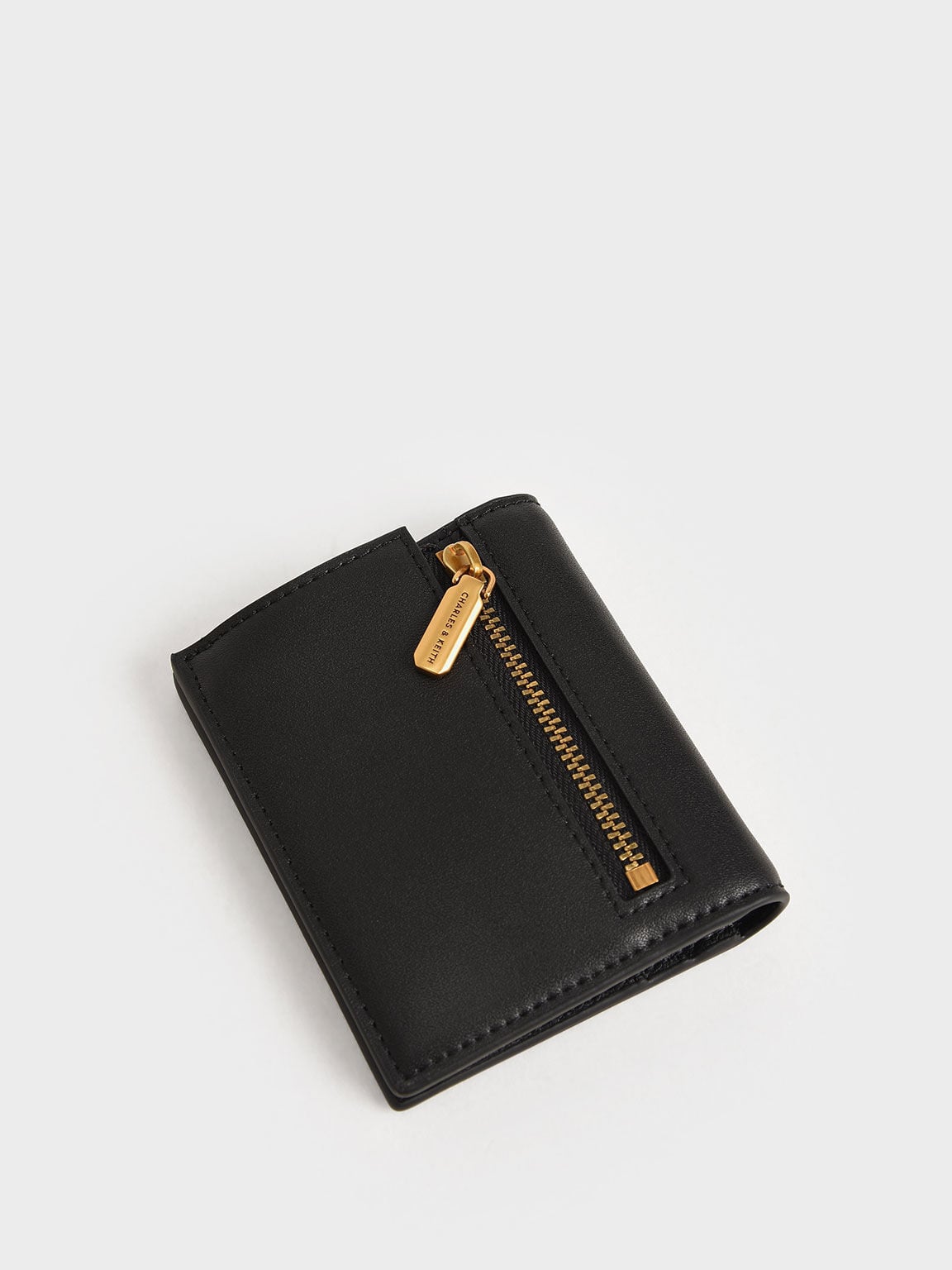 CHARLES & KEITH Latest / Daisy Bi-Fold Small Wallet - Black