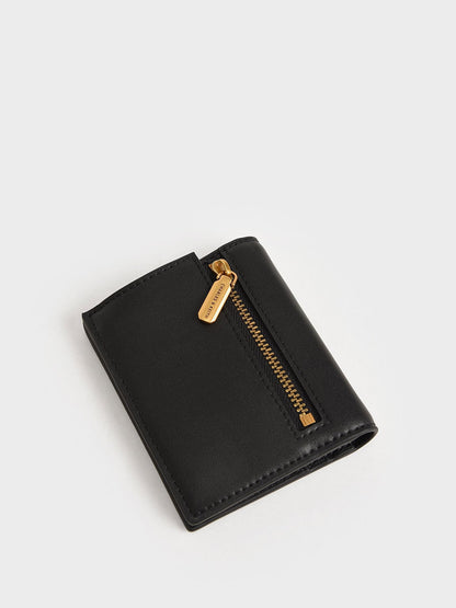 CHARLES & KEITH Latest / Daisy Bi-Fold Small Wallet - Black