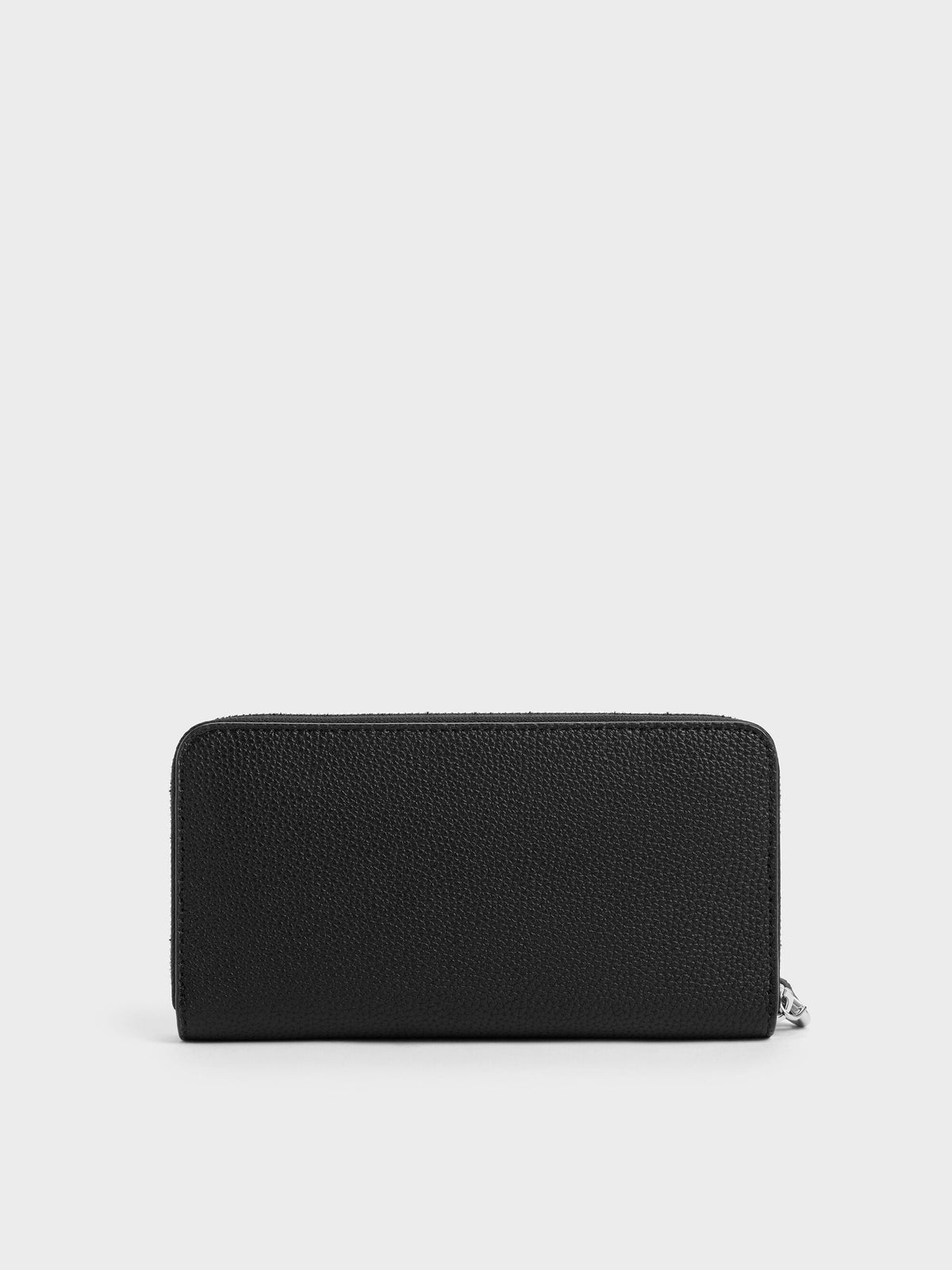 CHARLES & KEITH Discount / Chance Zip-Around Long Wallet - Noir