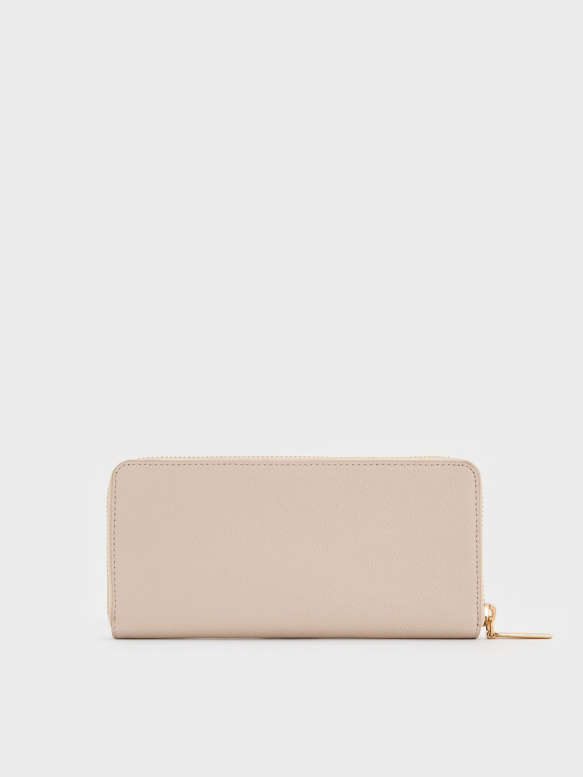 CHARLES & KEITH Trusted / Dulcie Zip-Around Long Wallet - Oat