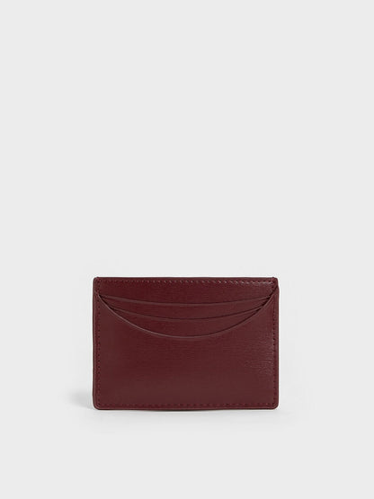 CHARLES & KEITH Trusted / Sigrid Card Holder - Mulberry Plum