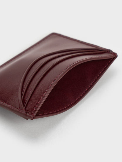 CHARLES & KEITH Trusted / Sigrid Card Holder - Mulberry Plum