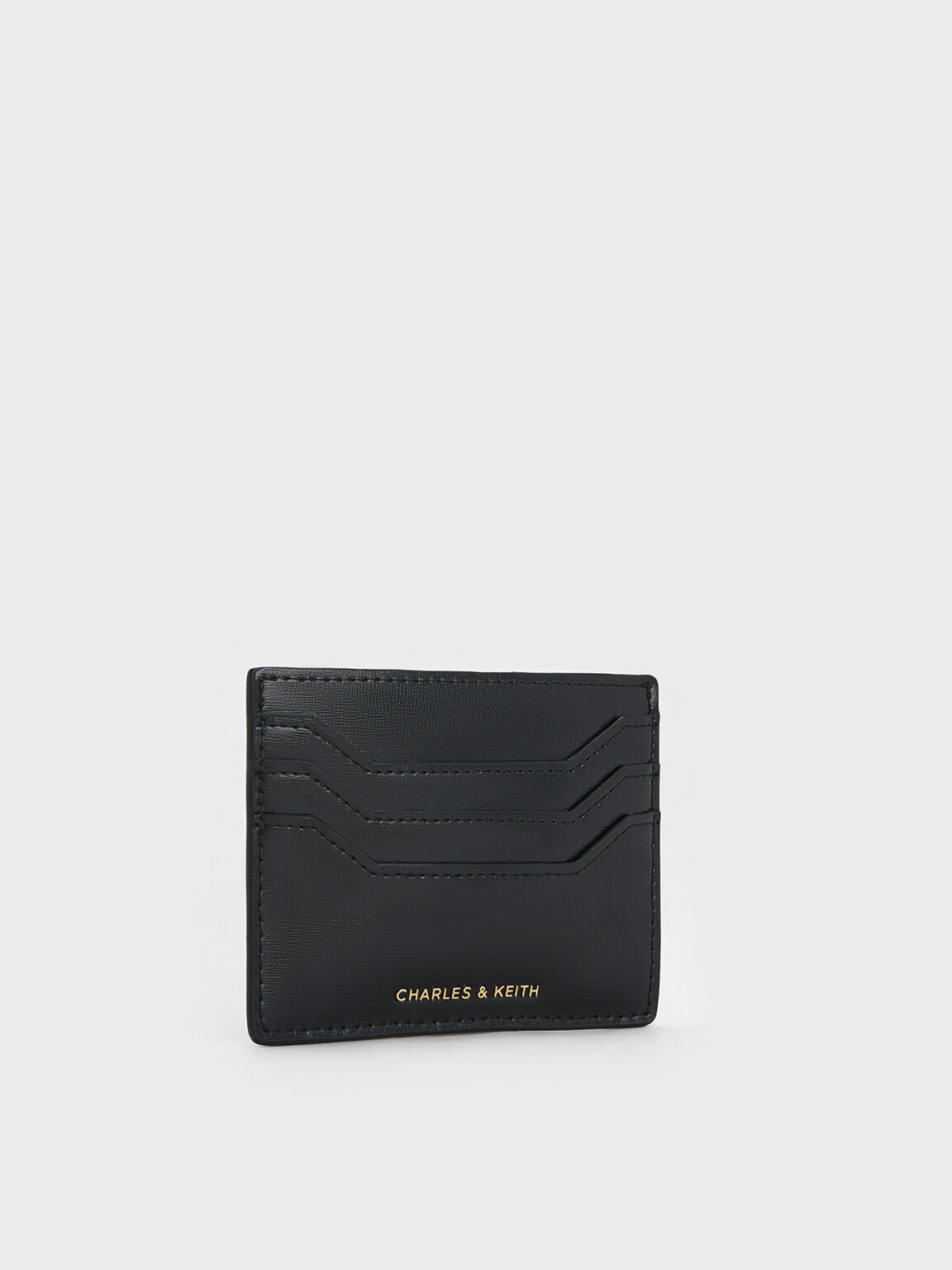 CHARLES & KEITH Essential / Carli Multi-Slot Card Holder - Black