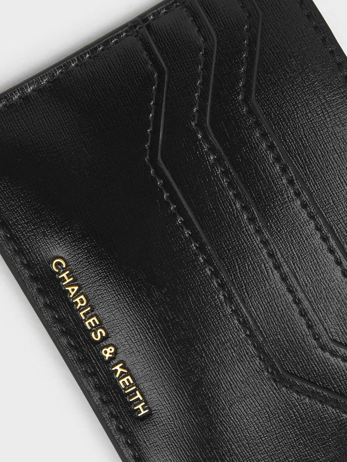 CHARLES & KEITH Essential / Carli Multi-Slot Card Holder - Black