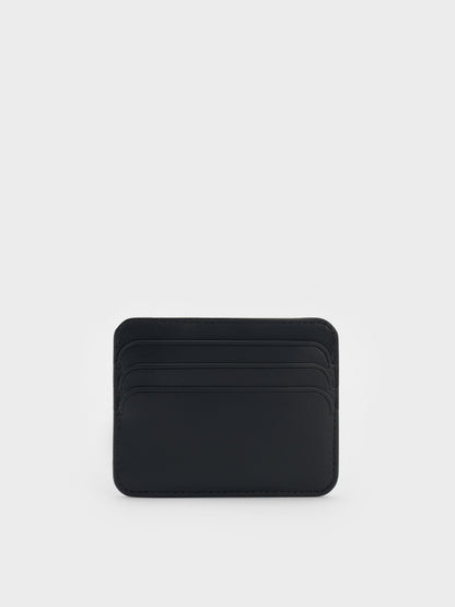 CHARLES & KEITH Best Price / Cleo Two-Tone Quilted Card Holder - Midnight Black