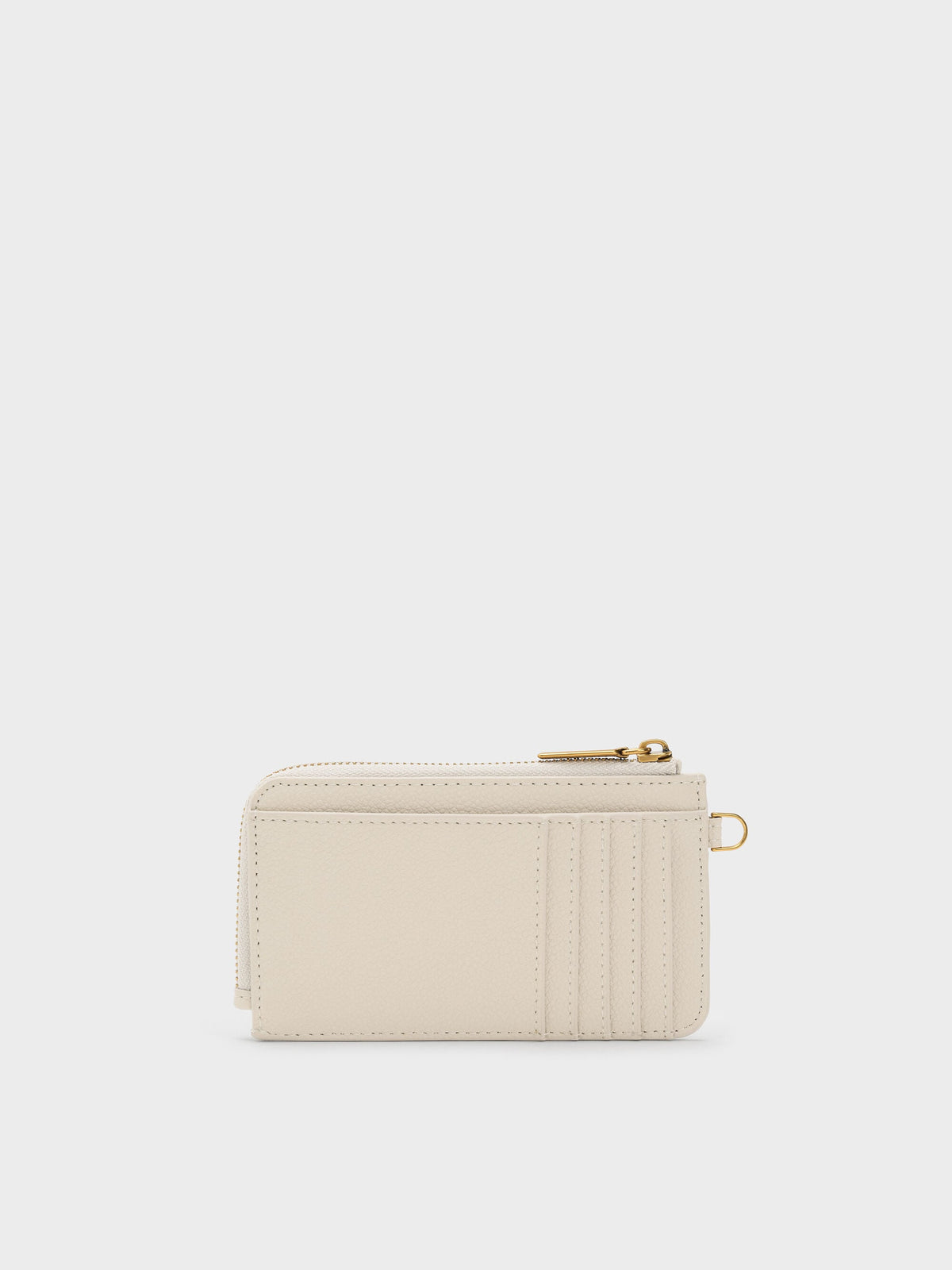 CHARLES & KEITH Signature / Dixie Wristlet Card Holder - Cream
