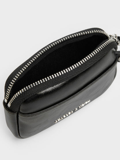 CHARLES & KEITH Hot Sale / Tatiana Zip-Around Card Holder - Noir