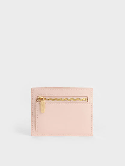 CHARLES & KEITH Essential / Carli Multi-Slot Card Holder - Soft Pink