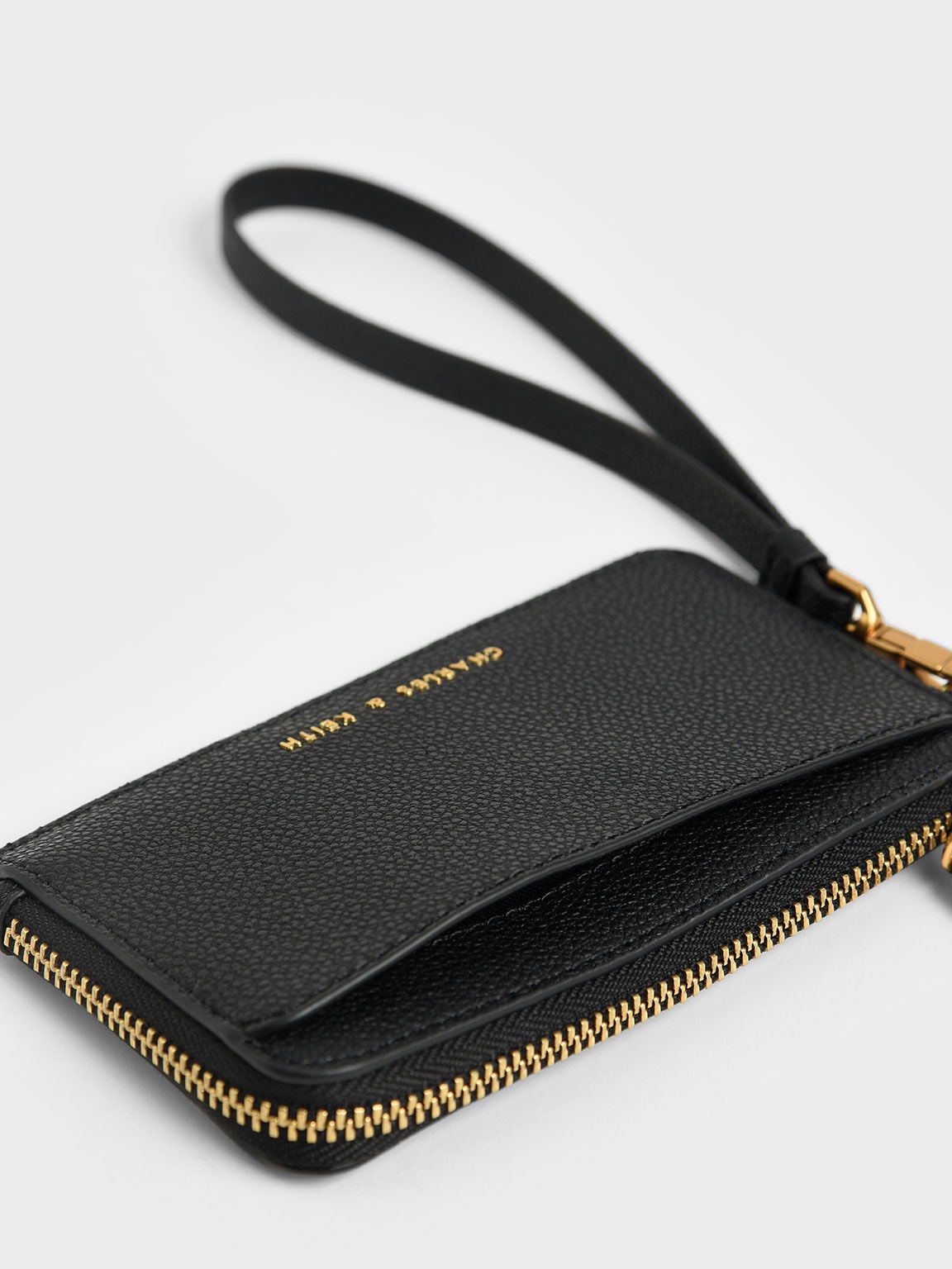 CHARLES & KEITH Best Price / Dixie Wristlet Card Holder - Black