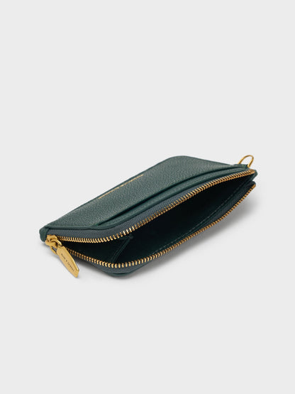 CHARLES & KEITH Popular / Multi-Slot Wristlet Card Holder - Dark Green
