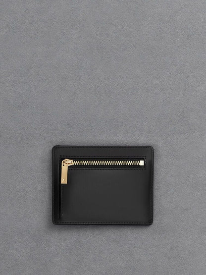 CHARLES & KEITH Exclusive / Carli Leather Multi-Slot Card Holder - Black