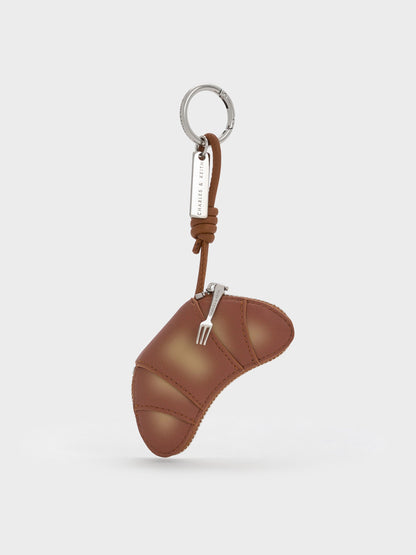 CHARLES & KEITH Customer Favorite / Croissant Charm - Nutmeg Beige