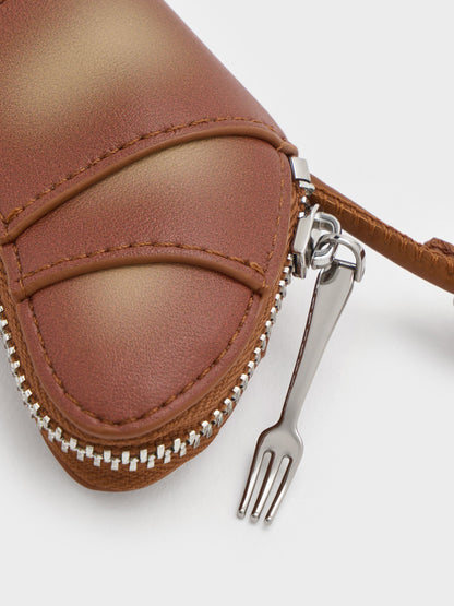 CHARLES & KEITH Customer Favorite / Croissant Charm - Nutmeg Beige