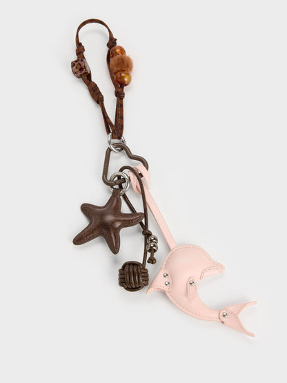 CHARLES & KEITH Best Seller / Delfina Dolphin & Starfish Charm - Multi