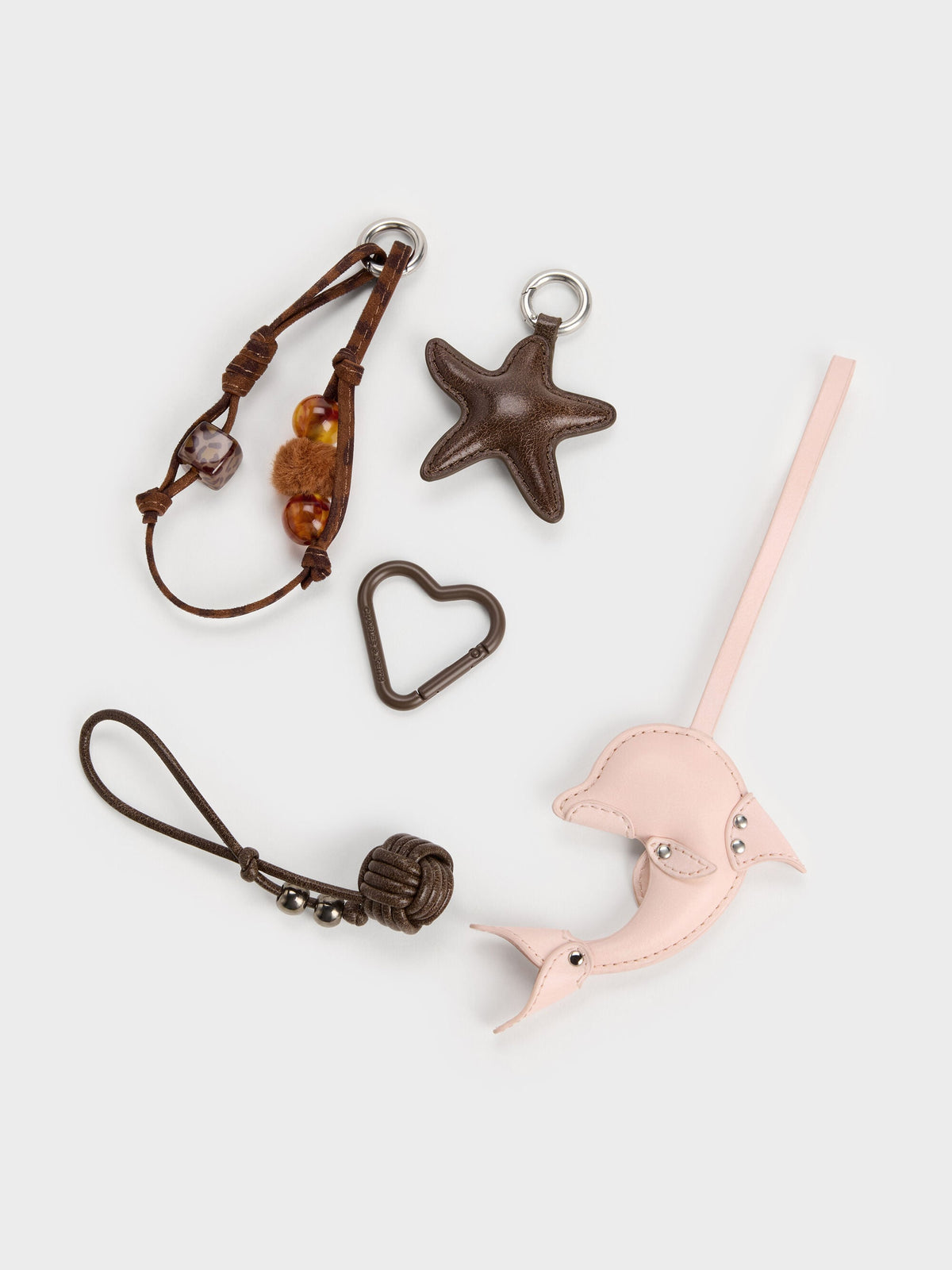 CHARLES & KEITH Best Seller / Delfina Dolphin & Starfish Charm - Multi