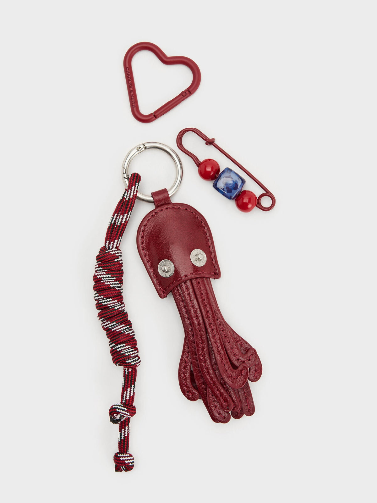 CHARLES & KEITH Exclusive / Delfina Octopus Charm - Tomato Red