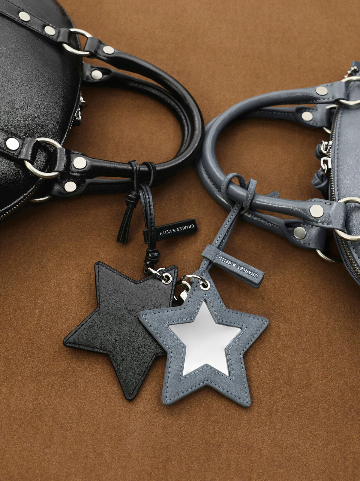 CHARLES & KEITH Everyday / Noane Star Mirror Charm - Noir