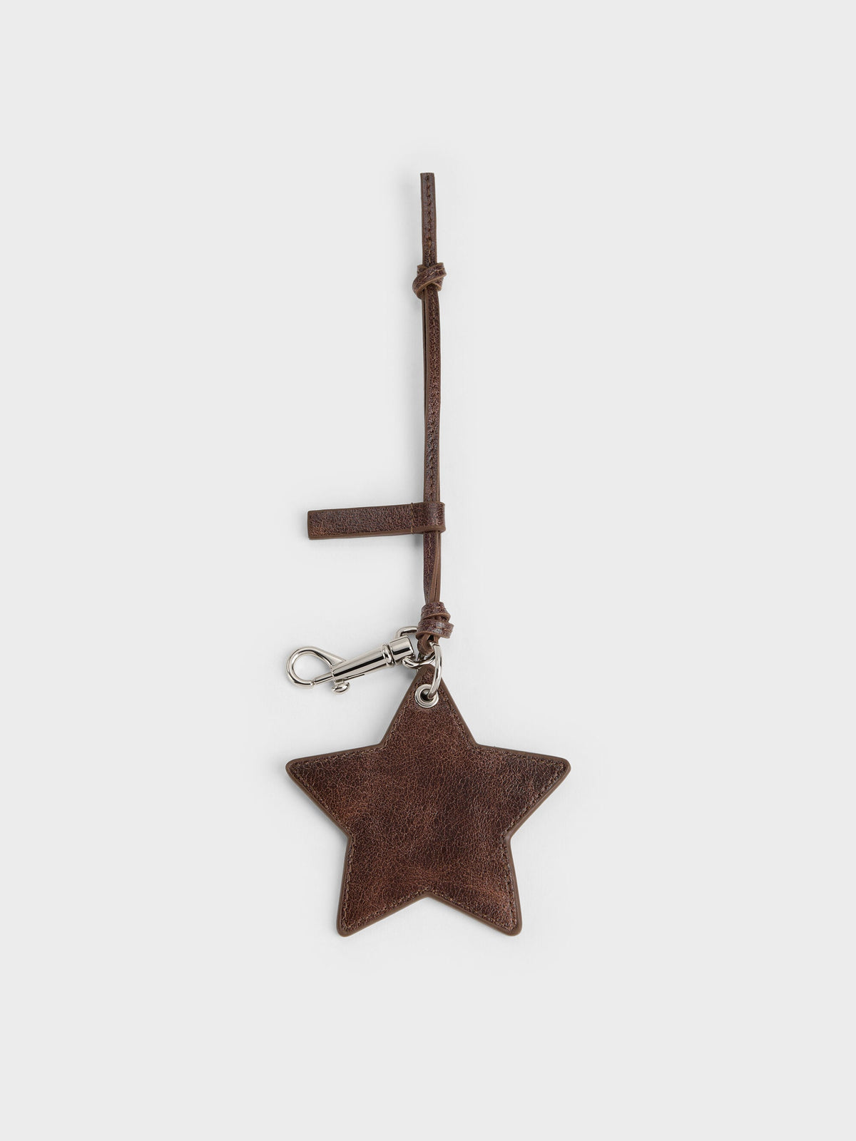 CHARLES & KEITH Trending / Noane Star Mirror Charm - Distressed Coffee