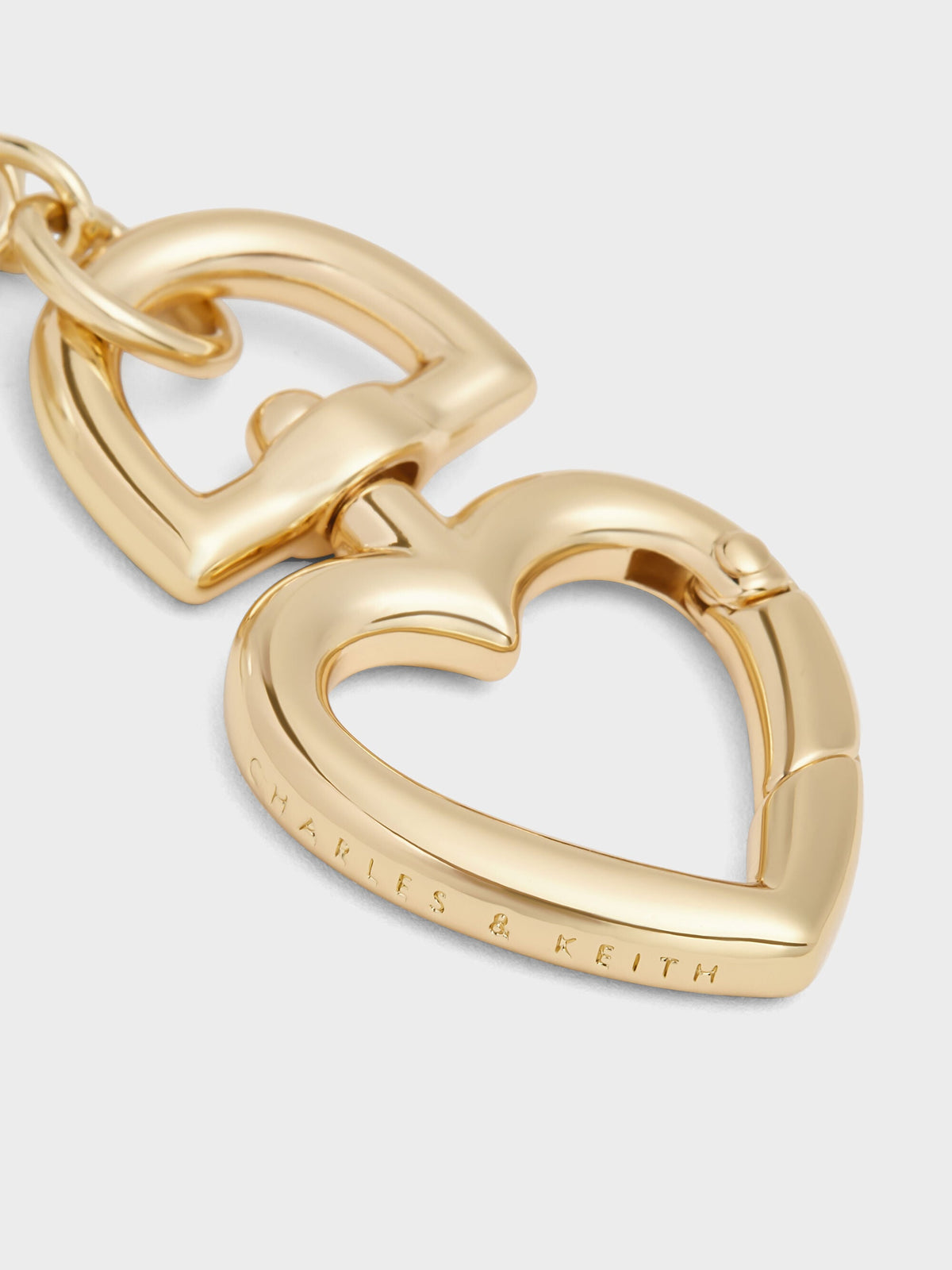 CHARLES & KEITH Signature / Arrietty Crystal & Pearl Snowflake Charm - Gold